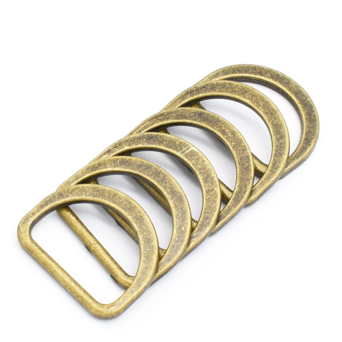 4 Stück Metall-Gürtelschnallen Doppelzange - Für 45mm Leder-Gürtel