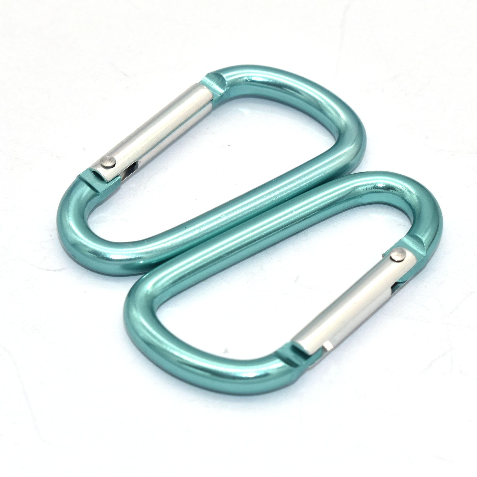 Blue Carabiner Clips Adjustable D Buckles Slide Large Solid Etsy UK