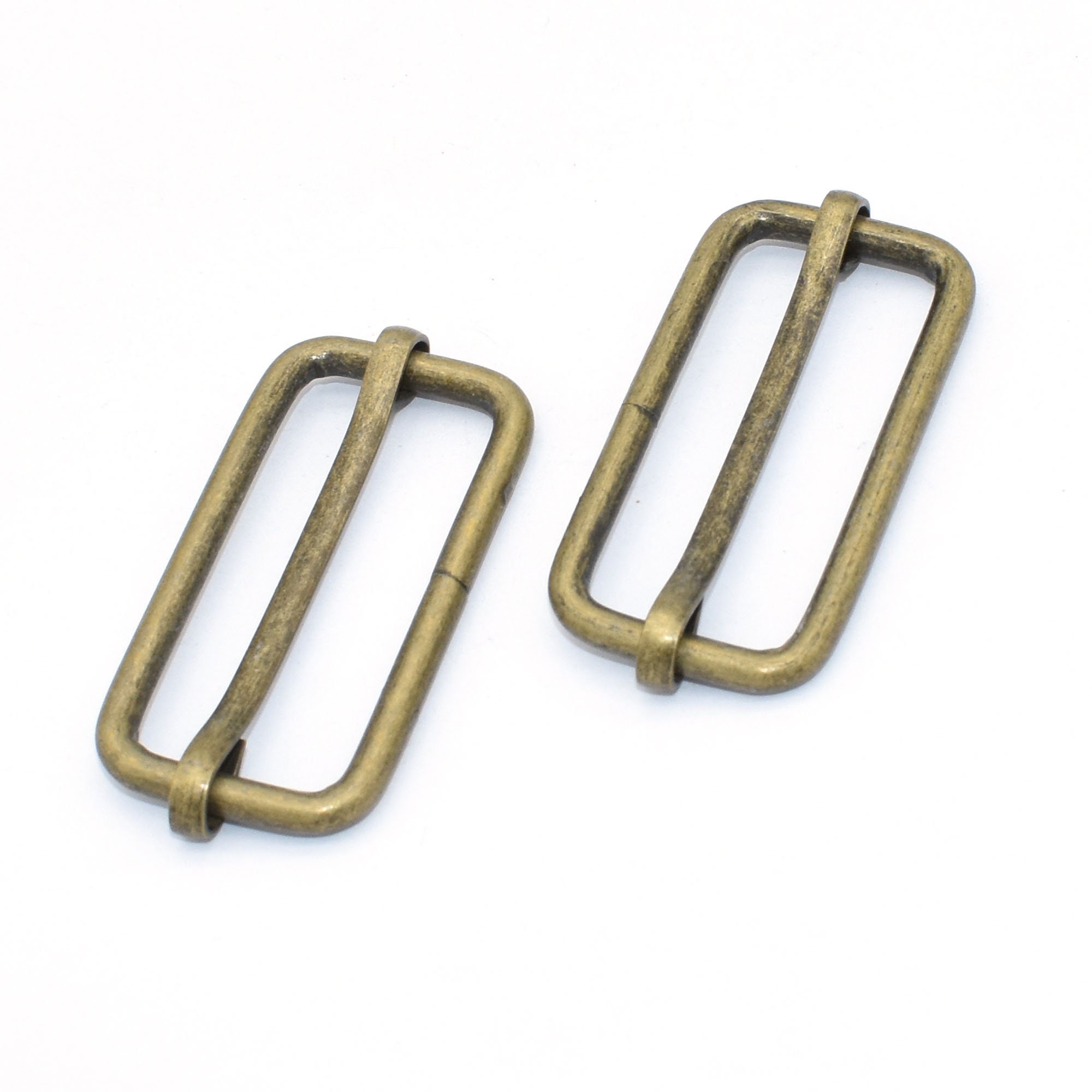 1.5'' Antiqued Bronze Slide Buckles Center Bar Buckle Etsy