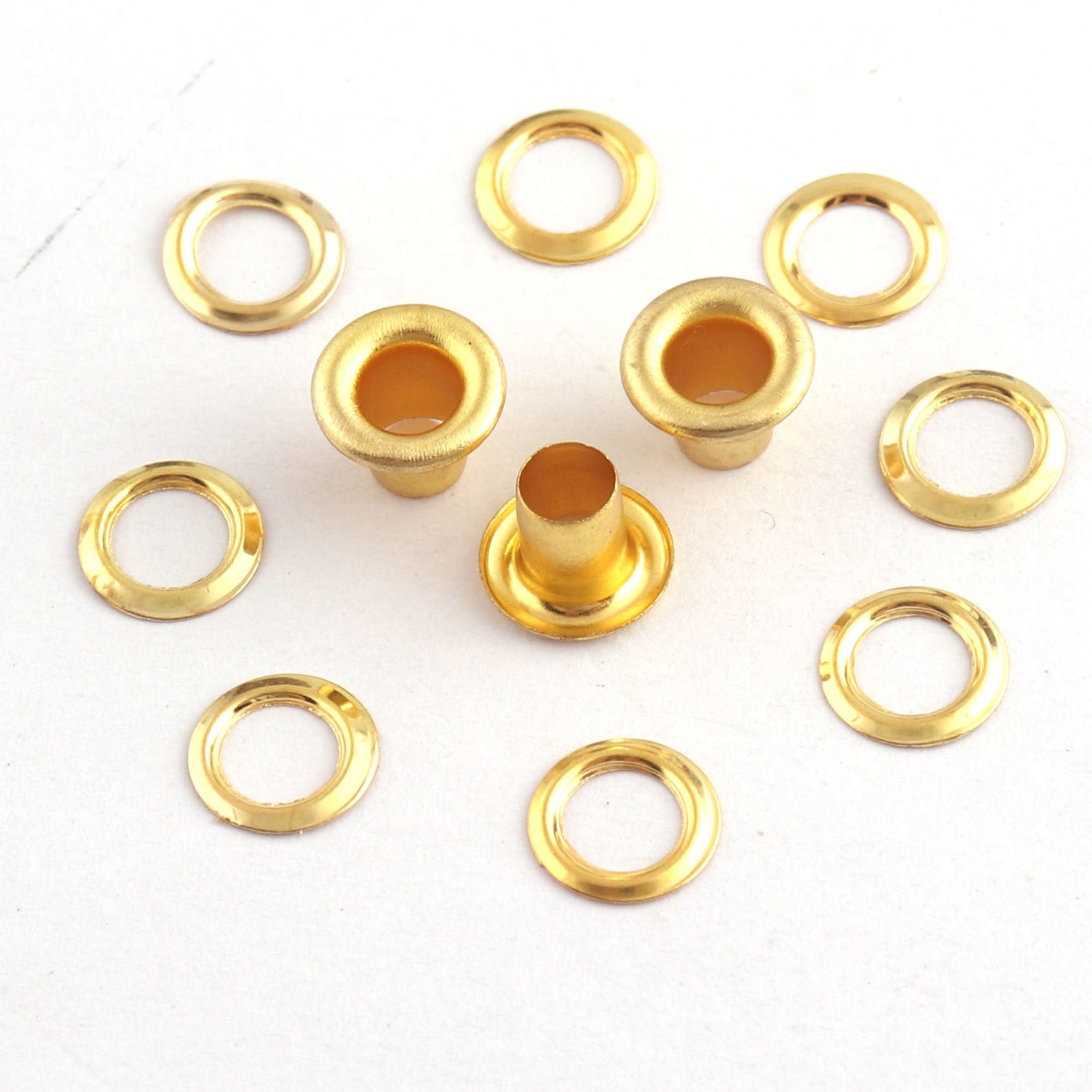 Round Eyelets and Grommets Washer Metal Rivets Leather Repair Etsy