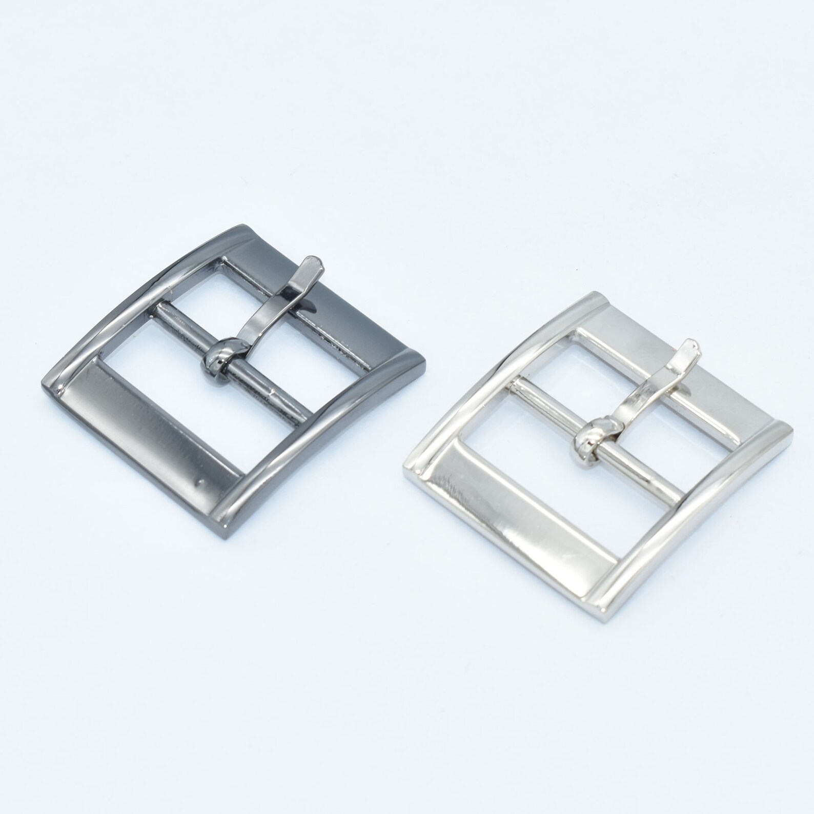 Sliver Gunmetal Belt Buckle Slide Buckles Adjustable Metal Etsy