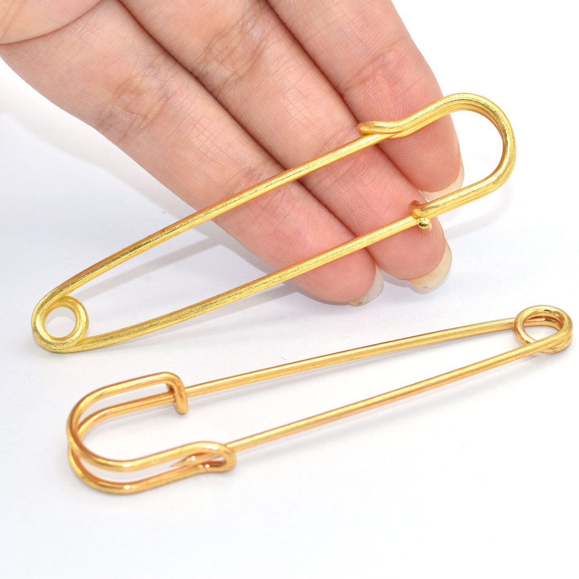 Gold Safety Pins Brooch Decorative Pins Charms for Kilt Etsy UK