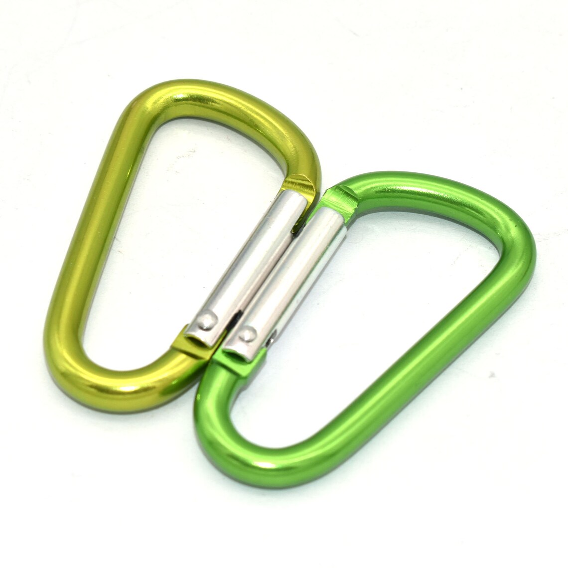 Green Carabiner Clips Adjustable D Buckles Slide Large Solid Etsy UK