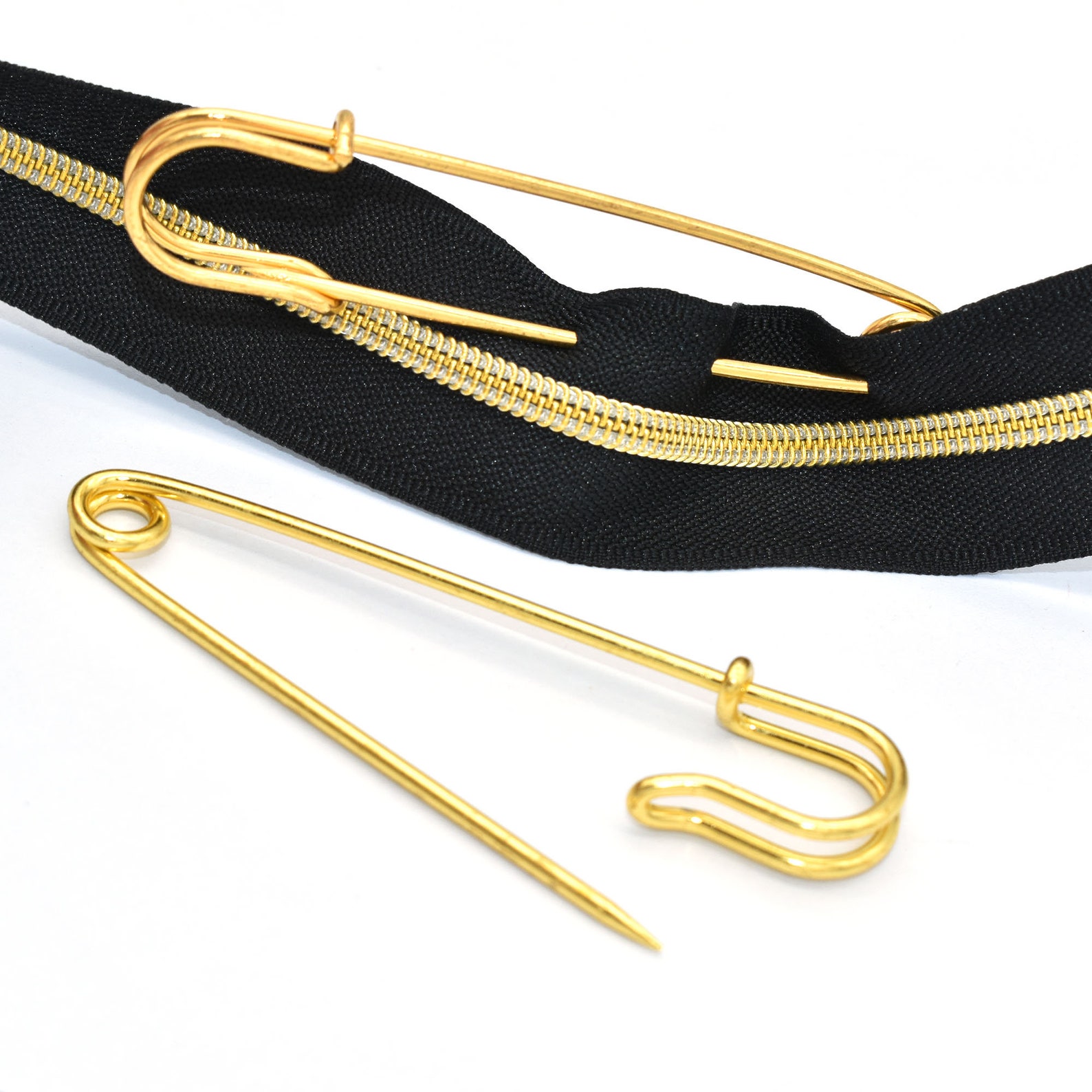 Gold Safety Pins Brooch Decorative Pins Charms for Kilt Etsy UK