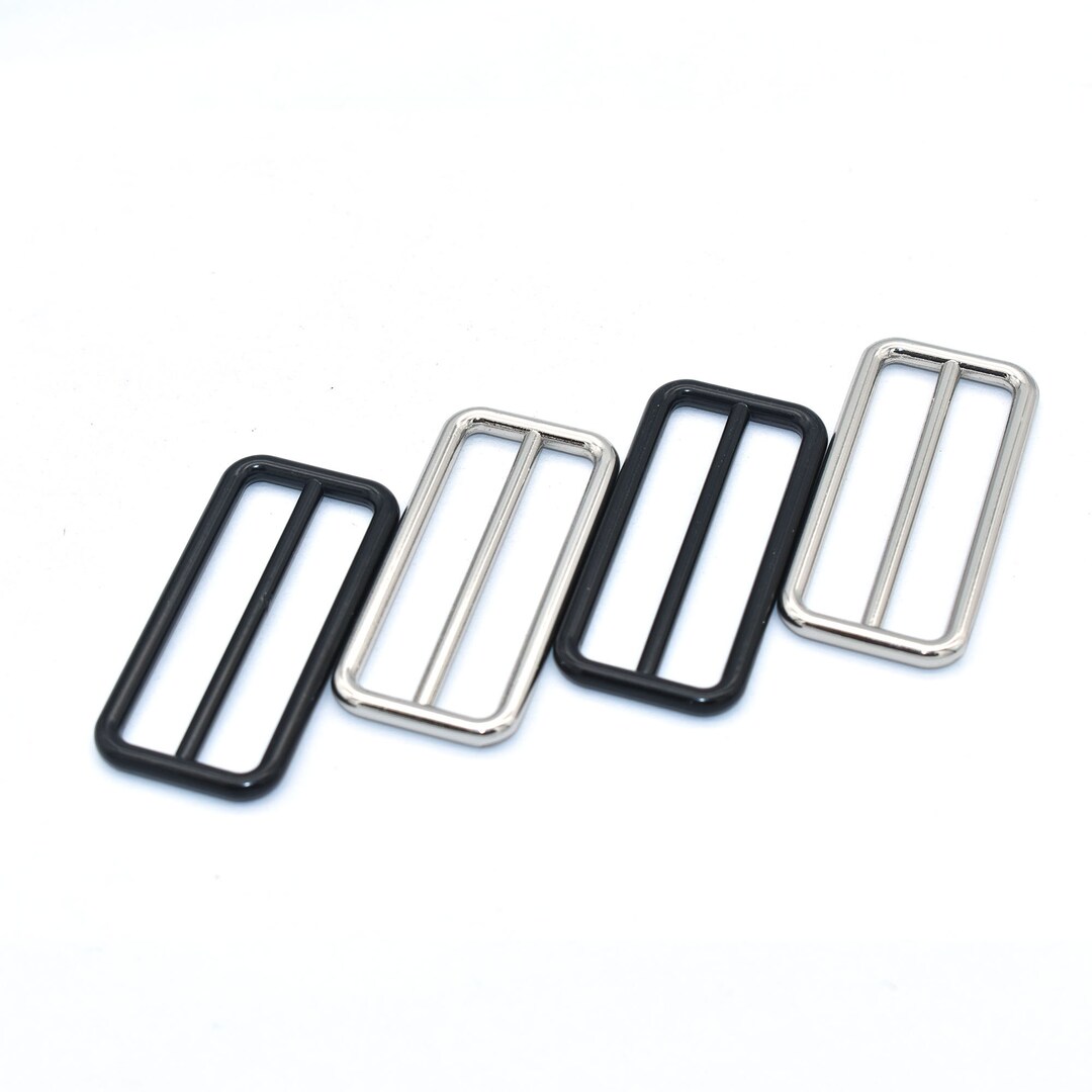 Black/silver Belt Buckle Adjustable Strap Waistband Buckles Etsy