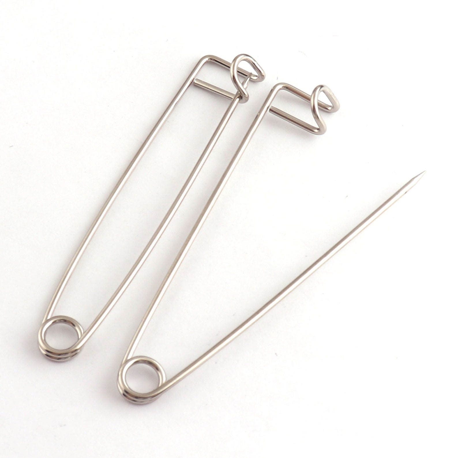 Large Safety Pins Brooch Decorative Pins Charms for Jewelry Etsy
