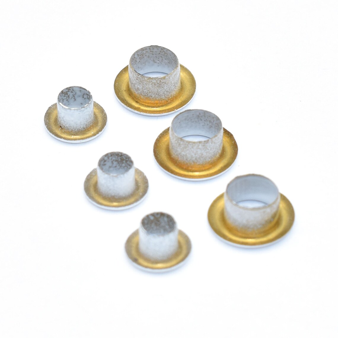 White Round Eyelets Rivets Repair Hardware Canvas DIY Leather Etsy UK