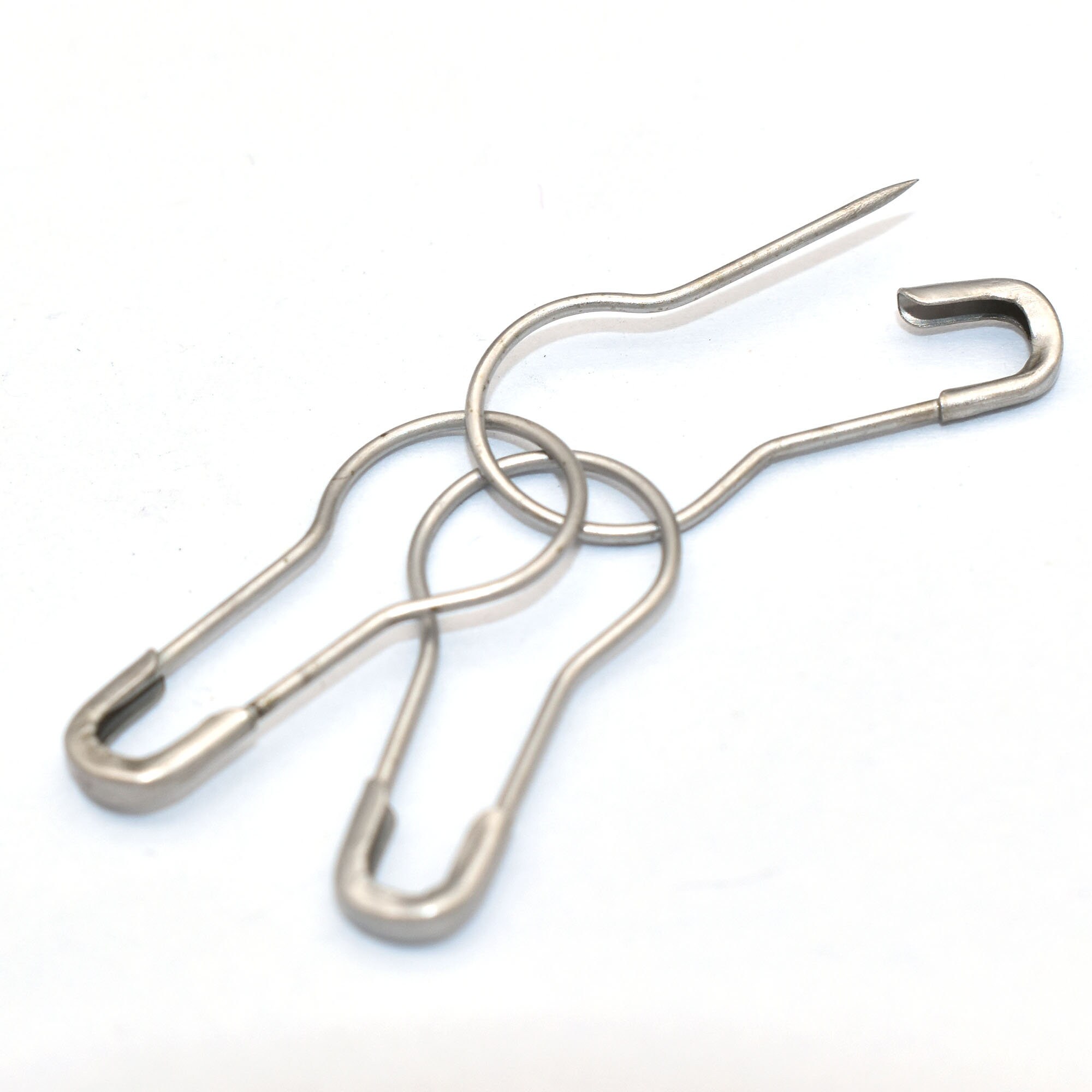 Gray/copper Bulb Safety Pins Brooch Decorative Charms Stitches Etsy UK