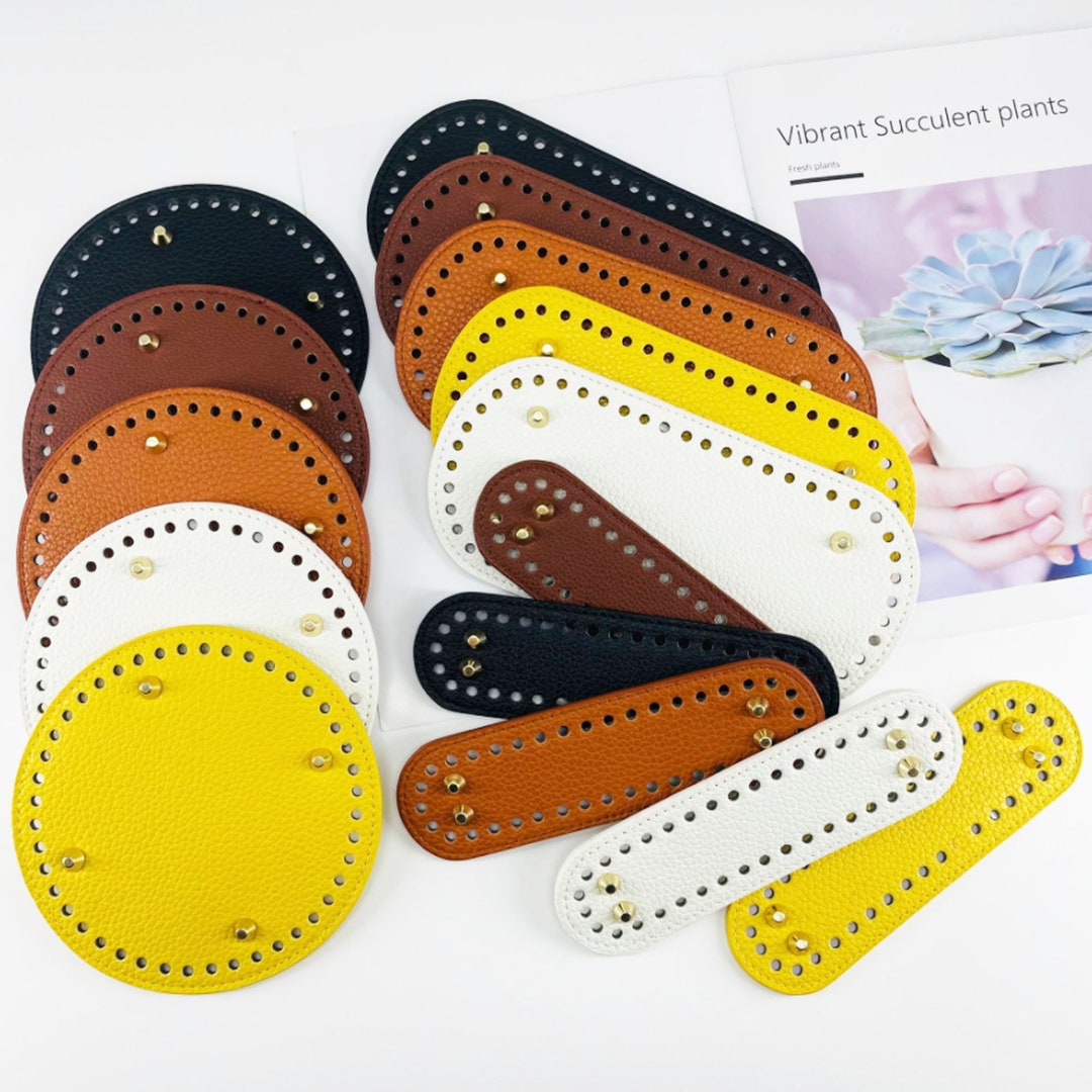 PU Leather Bag Bottom Shaper2 Pcs Crochet Bag Bottom Shaper Etsy