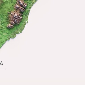 Colored relief map of Mallorca. image 6