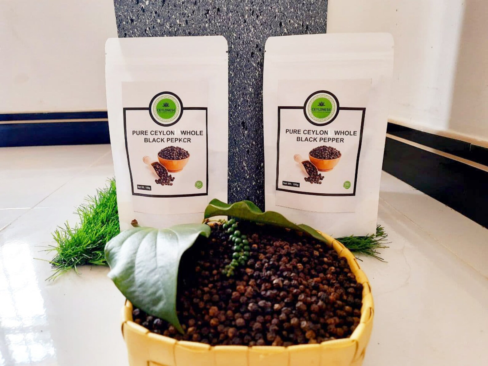 100 natural pure organic Ceylon Black peppercorns Premium Etsy