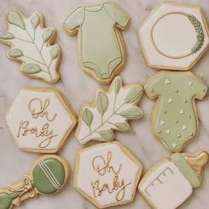 Oh Baby Baby Shower Cookies