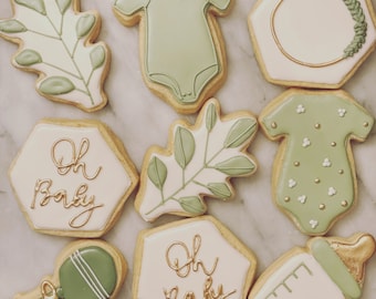 Oh Baby Baby Shower Cookies