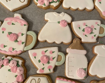 Tea Party Themed Cookies