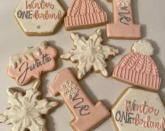 Winter ONEderland Cookies