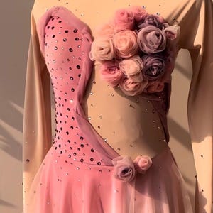 marex light pink figure skating dress Light pink figure skating dress. Love it