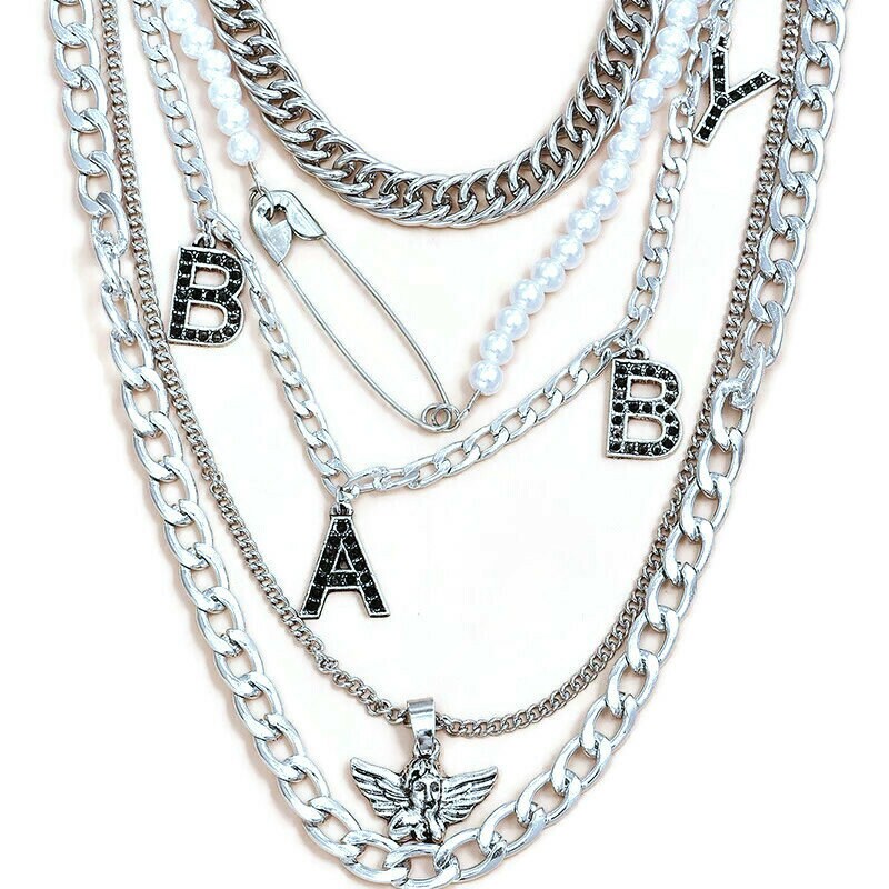 Baby Girl Chain Necklace Silver Curb Chain Silver Chain Etsy