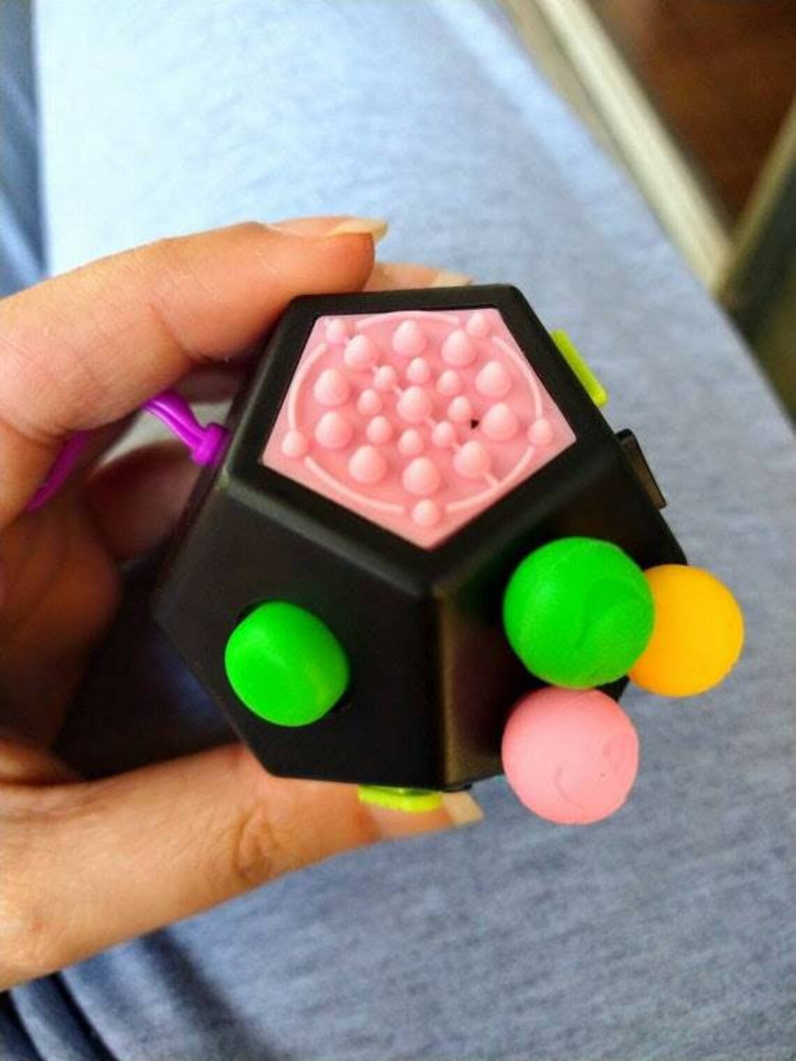 12 Sided Fidget Cube Fidget Toy Sensory Toy Fidget Spinner Etsy Australia