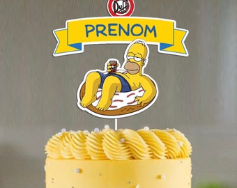 Simpsons Cake Toppers Etsy France