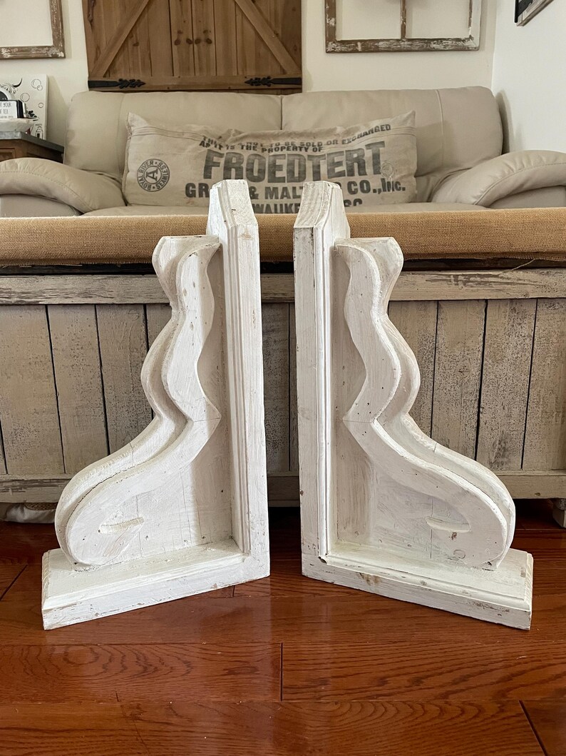 Rectangular Corbel Large Wood Rustic Farmhouse French Country Corbel Set of Two - Etsy