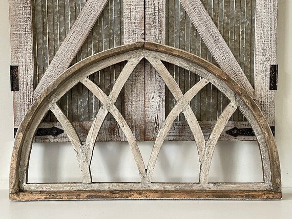 Rustic Farmhouse Cathedral Arch Wood Wall Decor - Etsy