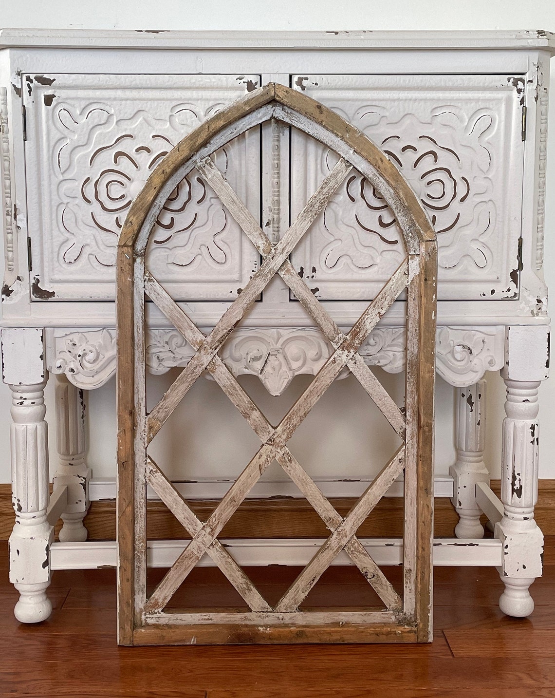 Rustic Farmhouse Cathedral Arch Wood Wall Decor Etsy