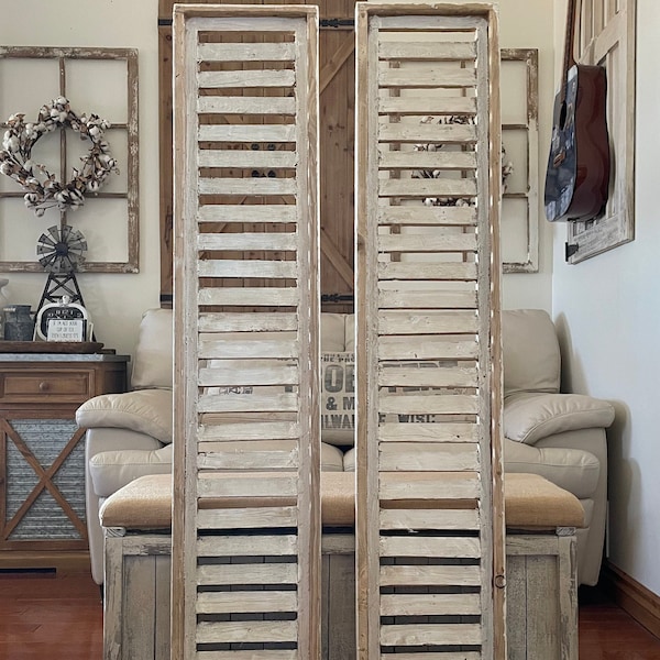 Wooden Shutters Etsy