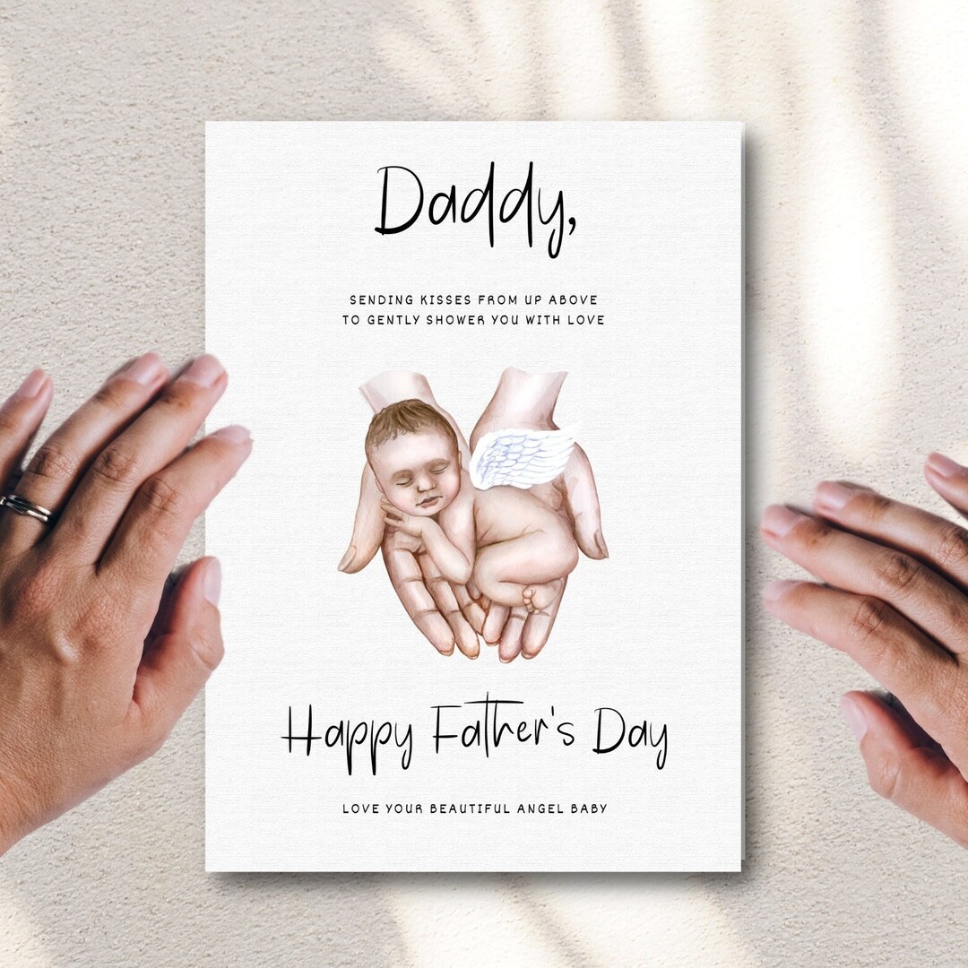 Daddy of an Angel | Father's Day Card | Father's Day | Baby Loss ...