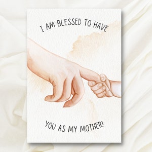 I Am Blessed | Mother&#39;s Day Card | Mother&#39;s Day | Christian Moms | Gifts for Christians | Digital | Instant Download | Printable