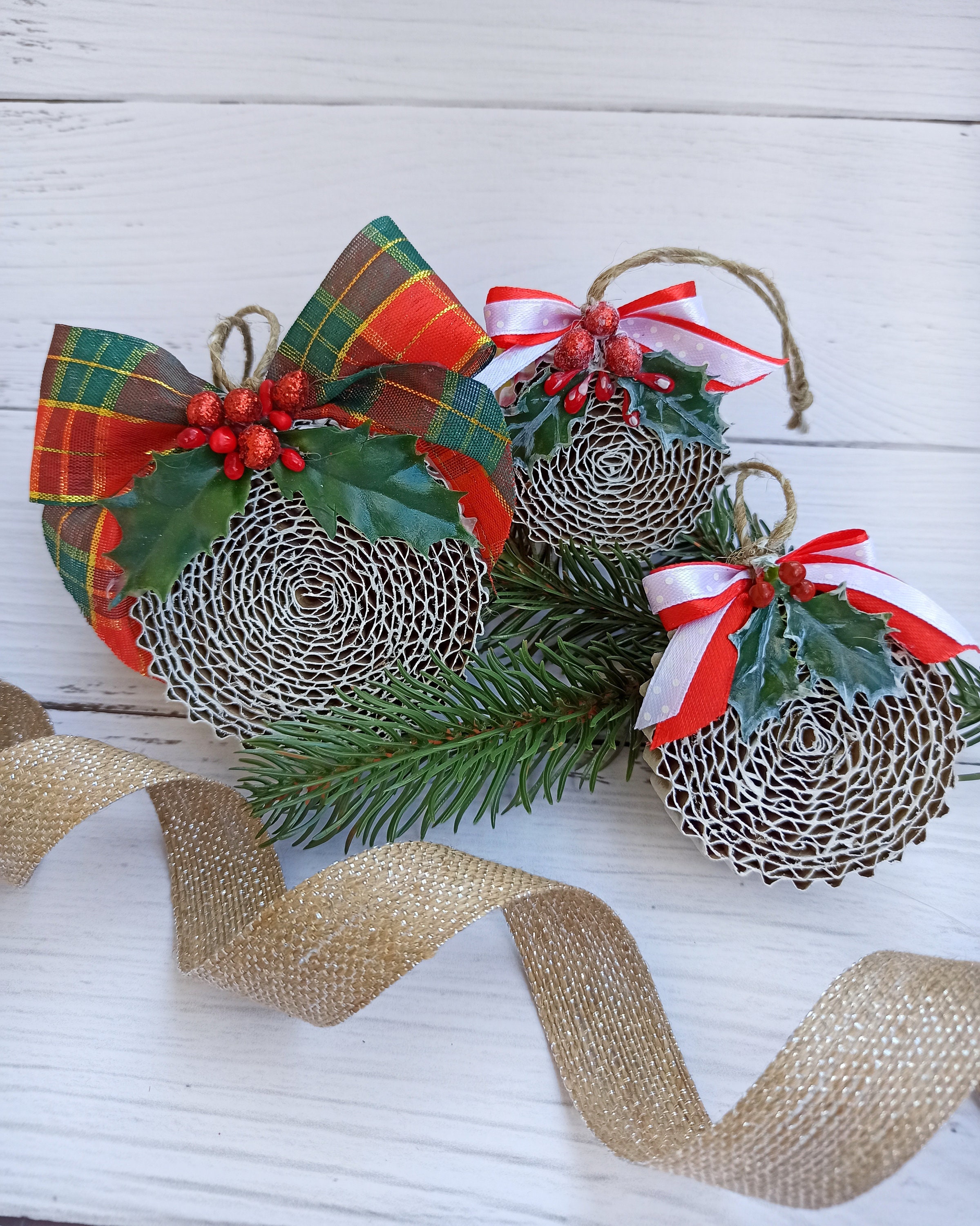 Set of Christmas tree ornaments Christmas tree ornaments Etsy