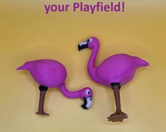Un par de flamencos para tu tablero de juego.
