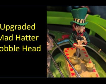 Upgraded 3D Mad Hatter Bobble Head for your Tea Table!!