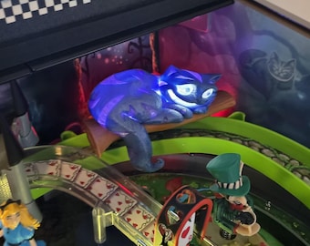 Light Up Cheshire Cat for your Alice Goes to Wonderland Pinball Table