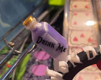 Drink Me Potion Bottle - Alice Goes To Wonderland Pinball Cabinet Playfield Addition