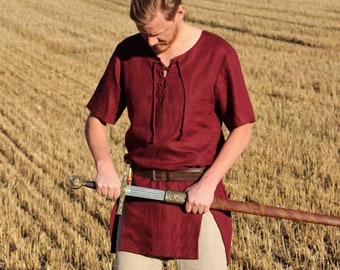 Viking Tunic, Larp Costume Elven, Fantasy Clothing for Men, Medieval Tunic Men