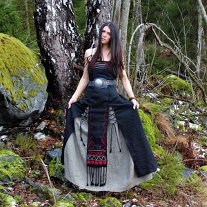 Fantasy Dress, Fantasy Clothing, Elven Dress, 100% Linen