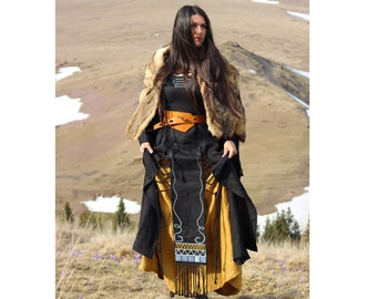 ORSHEE Viking Costume Women, Viking Dress, Pagan Dress, Renaissance Costume