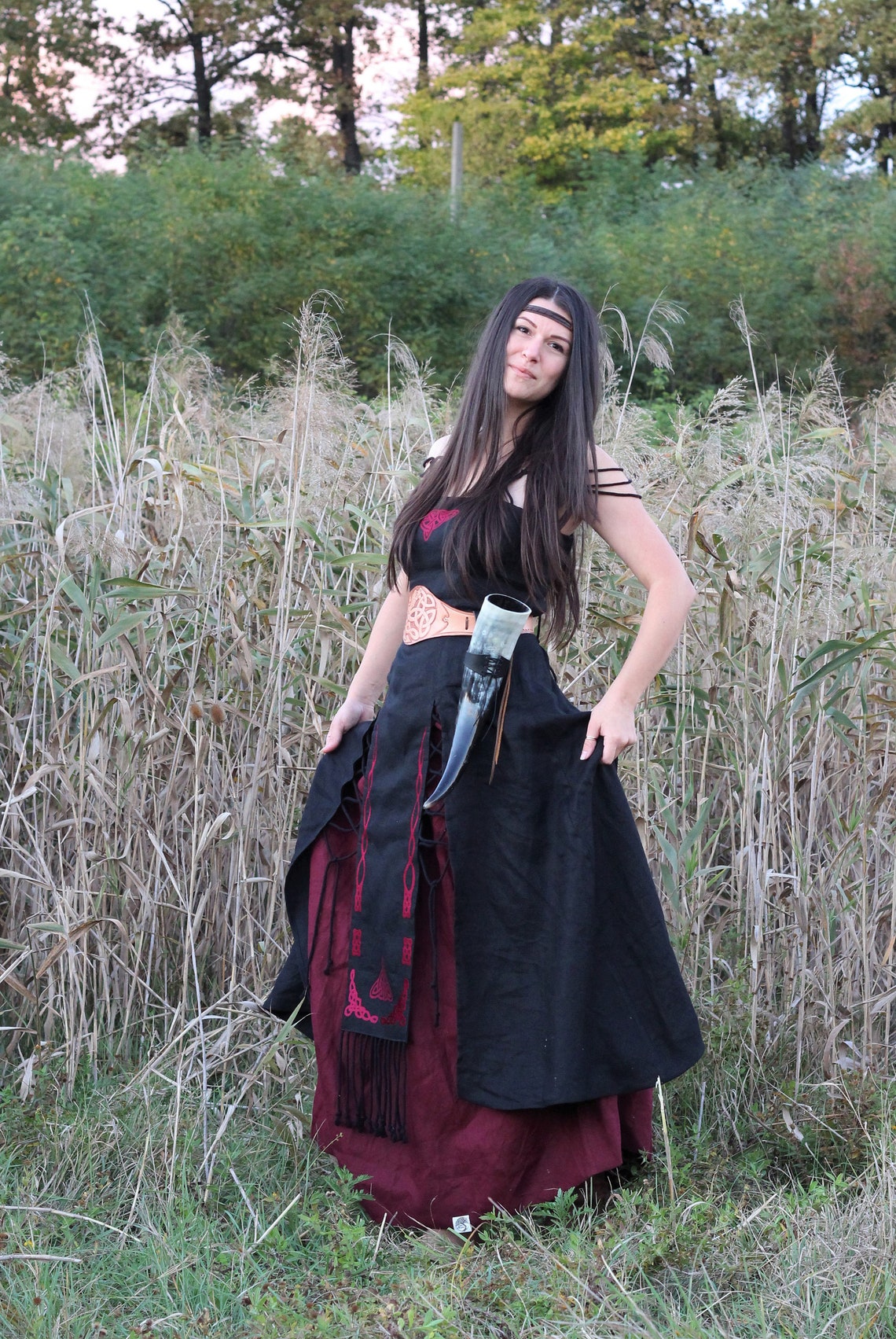 Celtic Dress Viking Wedding Dress Goth Clothing - Etsy