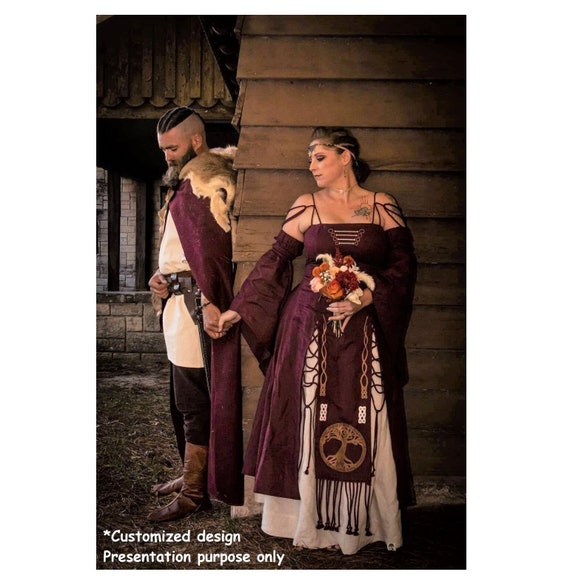 viking wedding dress