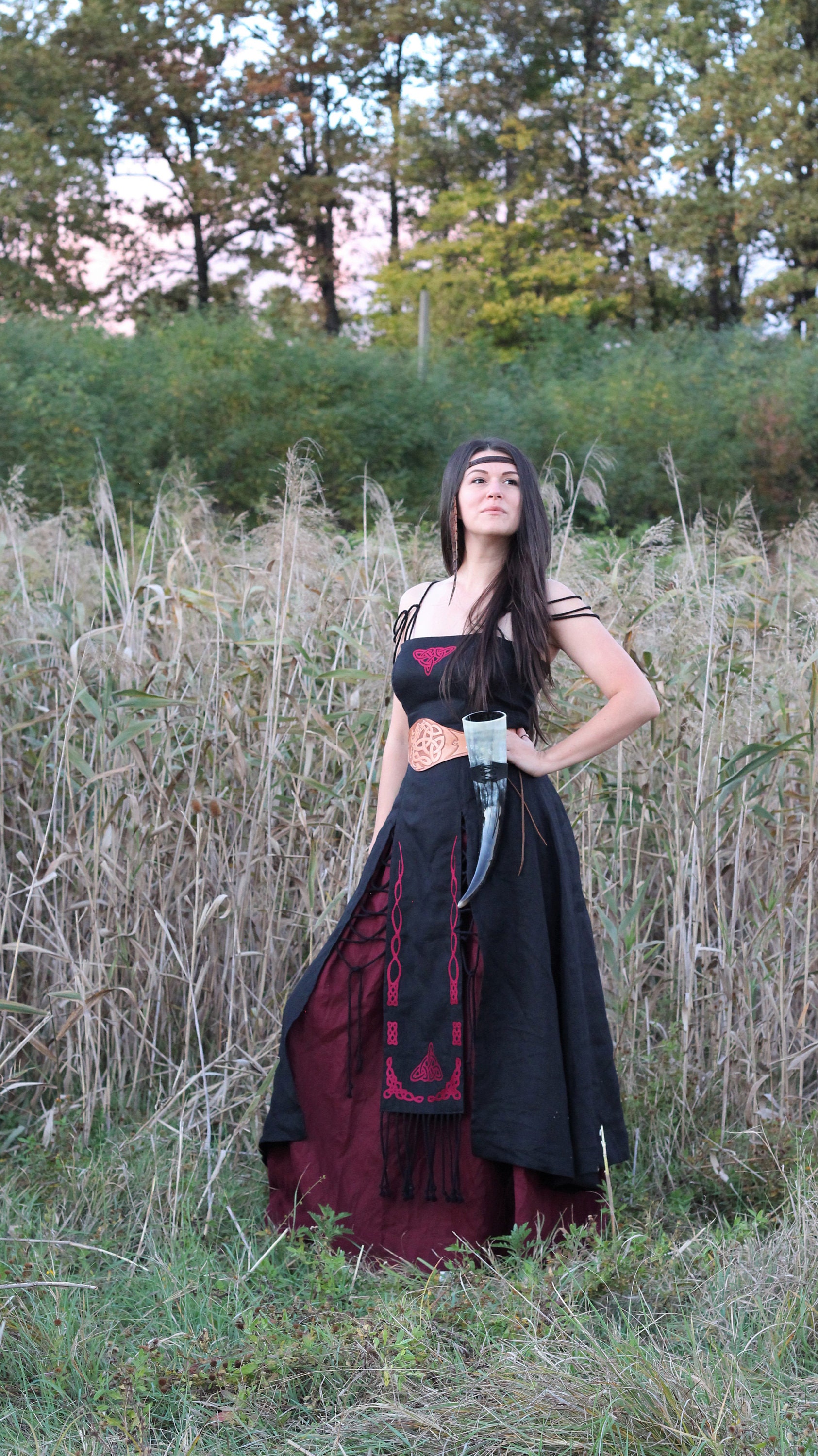 Celtic Dress Viking Wedding Dress Goth Clothing - Etsy