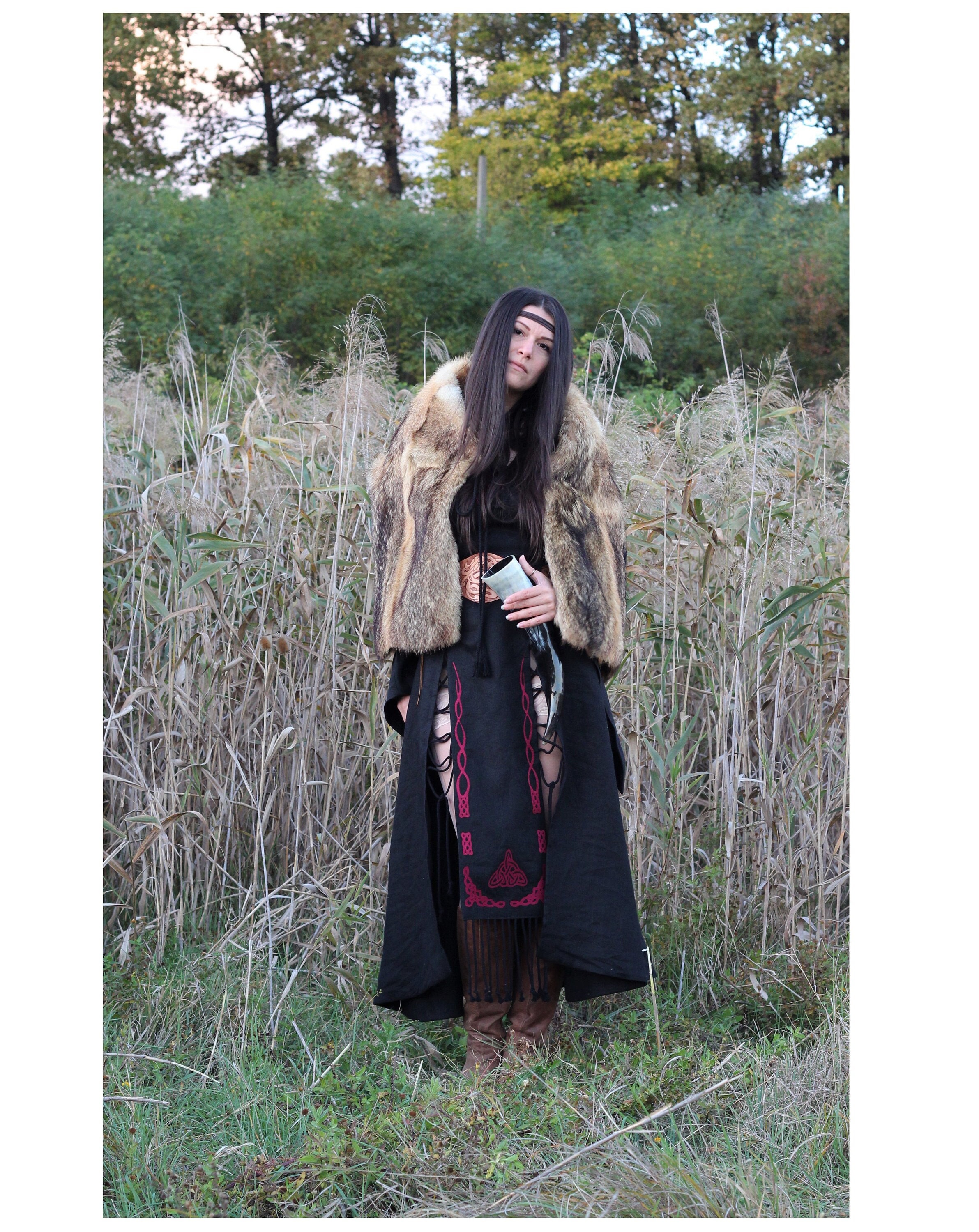 Viking Wedding Dress, Norse Clothing, Viking Costume Women, LARP Costume 