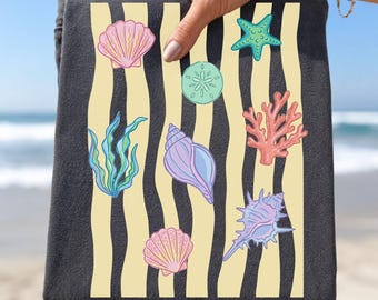 Beach Seashells PNG, Summer Shirt Design, Ocean Lover Gift, Sea Shell Sublimation PNG, Vacation Shirt