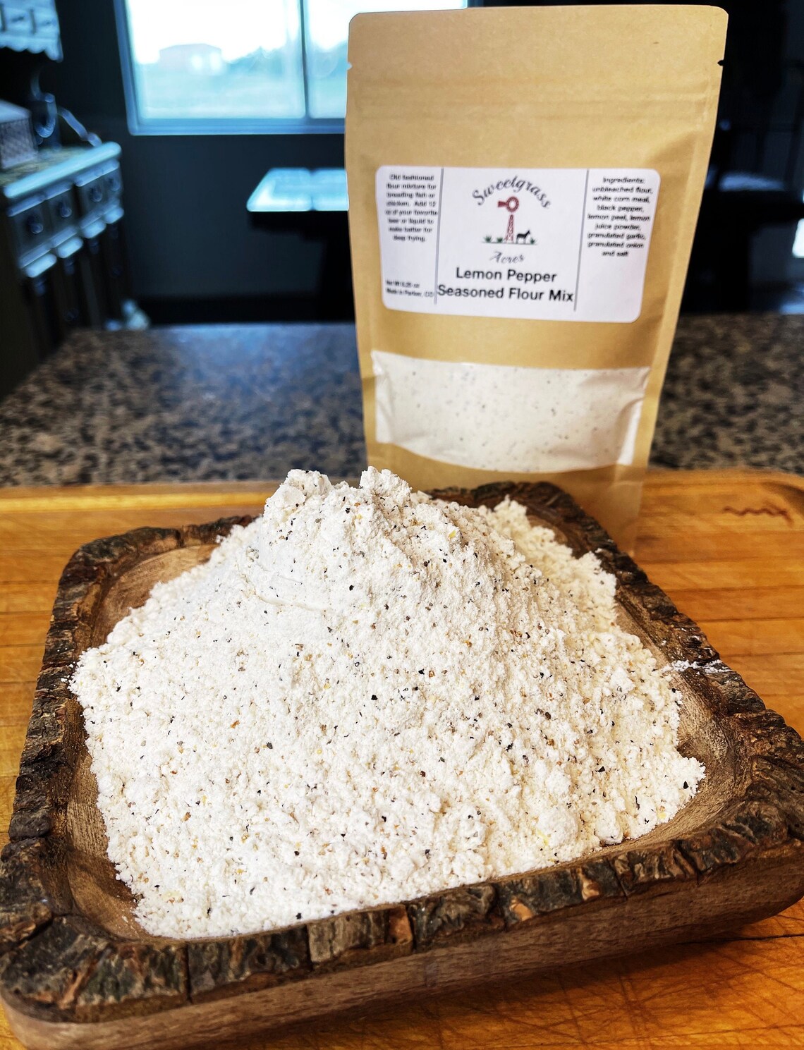 Lemon Pepper Seasoned Flour Mix Etsy