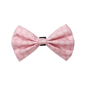 Pajarita para perros &quot;Dotty for You - Blush Pink&quot; pajarita para perros, pajarita rosa, pajaritas para perros con cierre de gancho y bucle, accesorios a juego