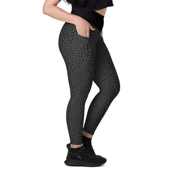Dotty Leggings With Pockets, High Waisted Leggings 2XS 6XL 
