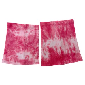 Pink Tie Dye Dog Snood, Dog food snood, Spaniel ear protector, Feeding snood for long ear dogs, Dog anxiety snood, stretchy cotton dog snood