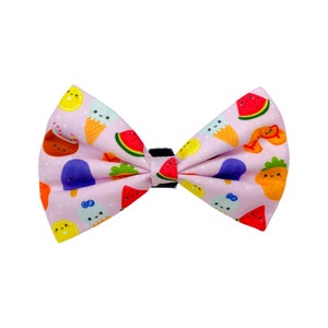 Pajarita para perros &quot;Tropical Party - Pink&quot; pajarita para perros, pajarita rosa, pajaritas para perros con cierre de gancho y lazo, accesorios a juego