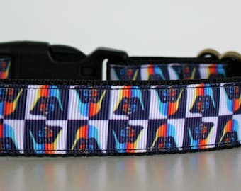 Darth Vader Star Wars Disney Dog Collar or Matching Lead Leash Seat Belt 3/4" or 1" width