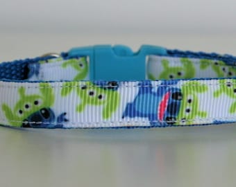 Breakaway Stitch Aliens Cat Kitten Puppy Safety 3/8" Collar Bell
