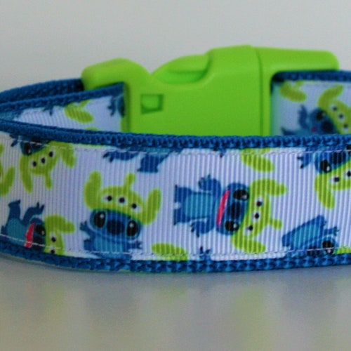 Stitch Dog Collar Disney Dog Collar Lilo and Stitch Dog Etsy